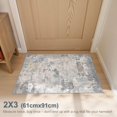 thumbnail image 2 of x Area Rug Living Room Rugs Washable Neutral Modern Abstract Soft Thin Large Rug Indoor Floor No Slip Rug Carpet for Bedroom Under Dining Table Home Office Decor Grey, 2 of 7