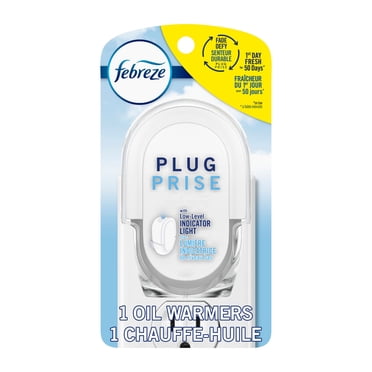 Febreze Plug In Air Freshener, Odor-Fighting Scented Oil Warmer Device, 1 Count