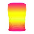 thumbnail image 3 of Plebaso 2025 Débardeurs Froncés pour Femmes Ajustés Col Ras du Cou Sans Manches Chemises Mode Imprimées Blouses de Sortie, 3 of 4