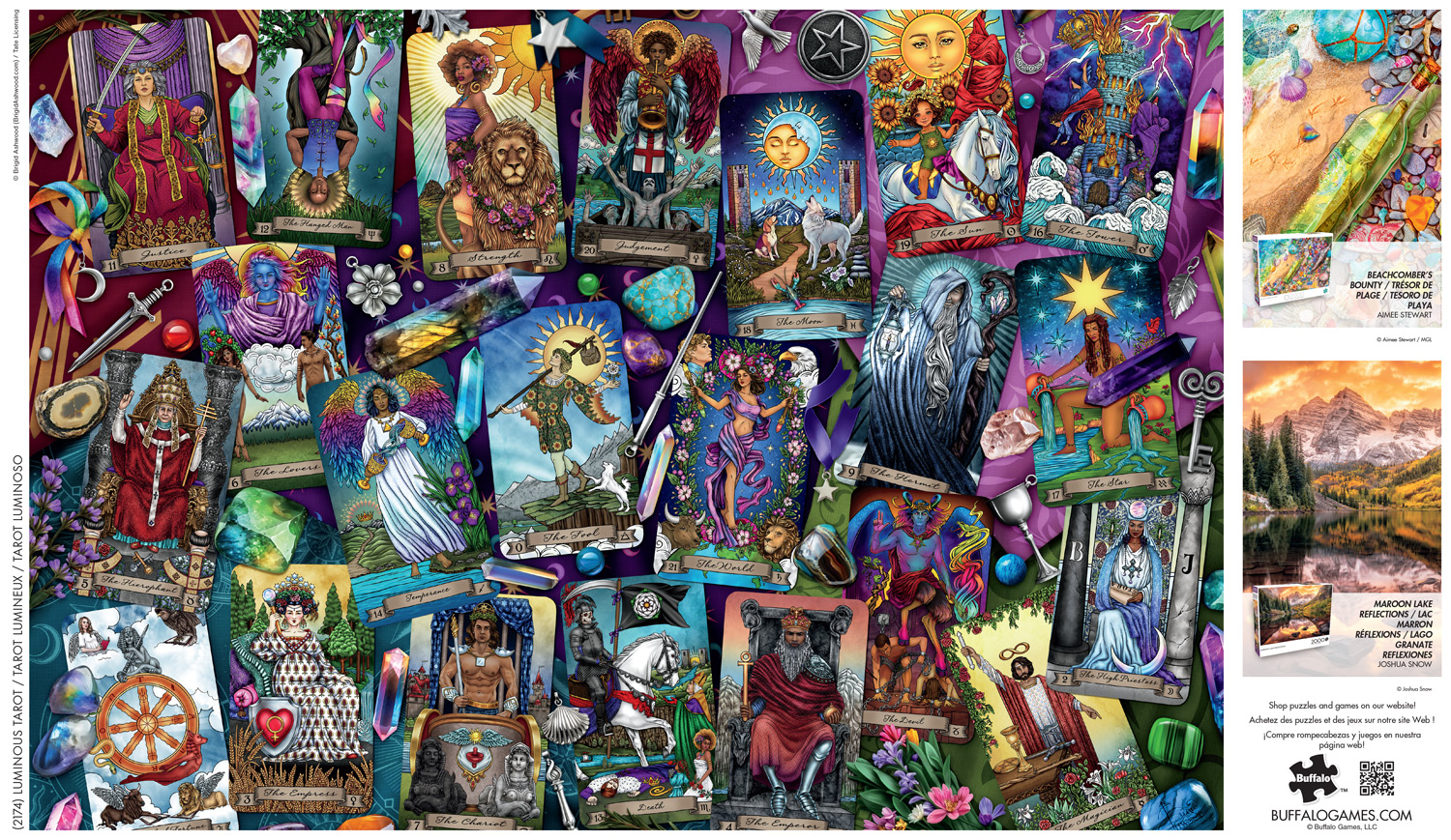 Buffalo Games Luminous Tarot Puzzle de 2000 pièces pour adultes âgés de 14 à 99 ans