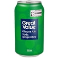thumbnail image 2 of Great Value Ginger Ale, 12 Cans x 355 mL, 2 of 5