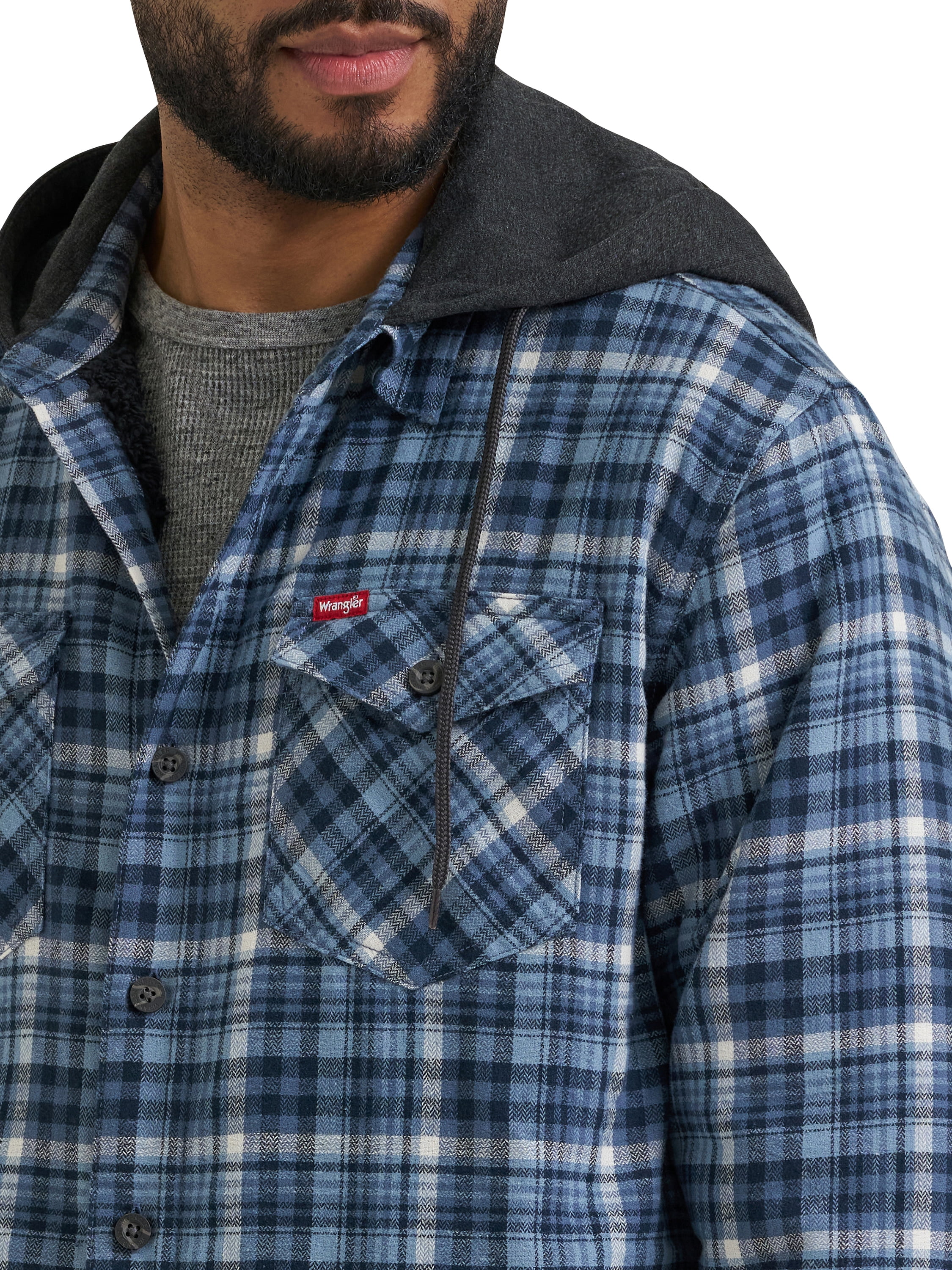 WRG HOODED SHIRT JKT