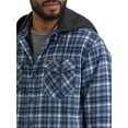 thumbnail image 4 of Wrangler® Men's Hooded Shirt Jacket, Blue, 4 of 6
