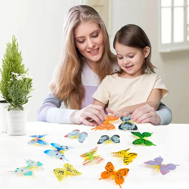 Modèle de Papillon de Simulation 12 Ensembles de Science et d'Éducation pour Enfants Animal