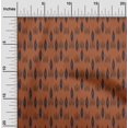 thumbnail image 1 of oneOone Cotton Poplin Fabric Abstract Ikat Printed Fabric 1 Yard 42 Inch Wide, 1 of 4