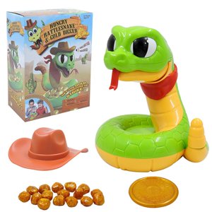 Rattlesnake Game, Get The Gold Before He Strikes! Electric Rattlesnake Game - Action-Packed Kids' Game of Nerves & Luck for 2-4 Players, Interactive Western Family Board Game, Action-Packed Kids Game
