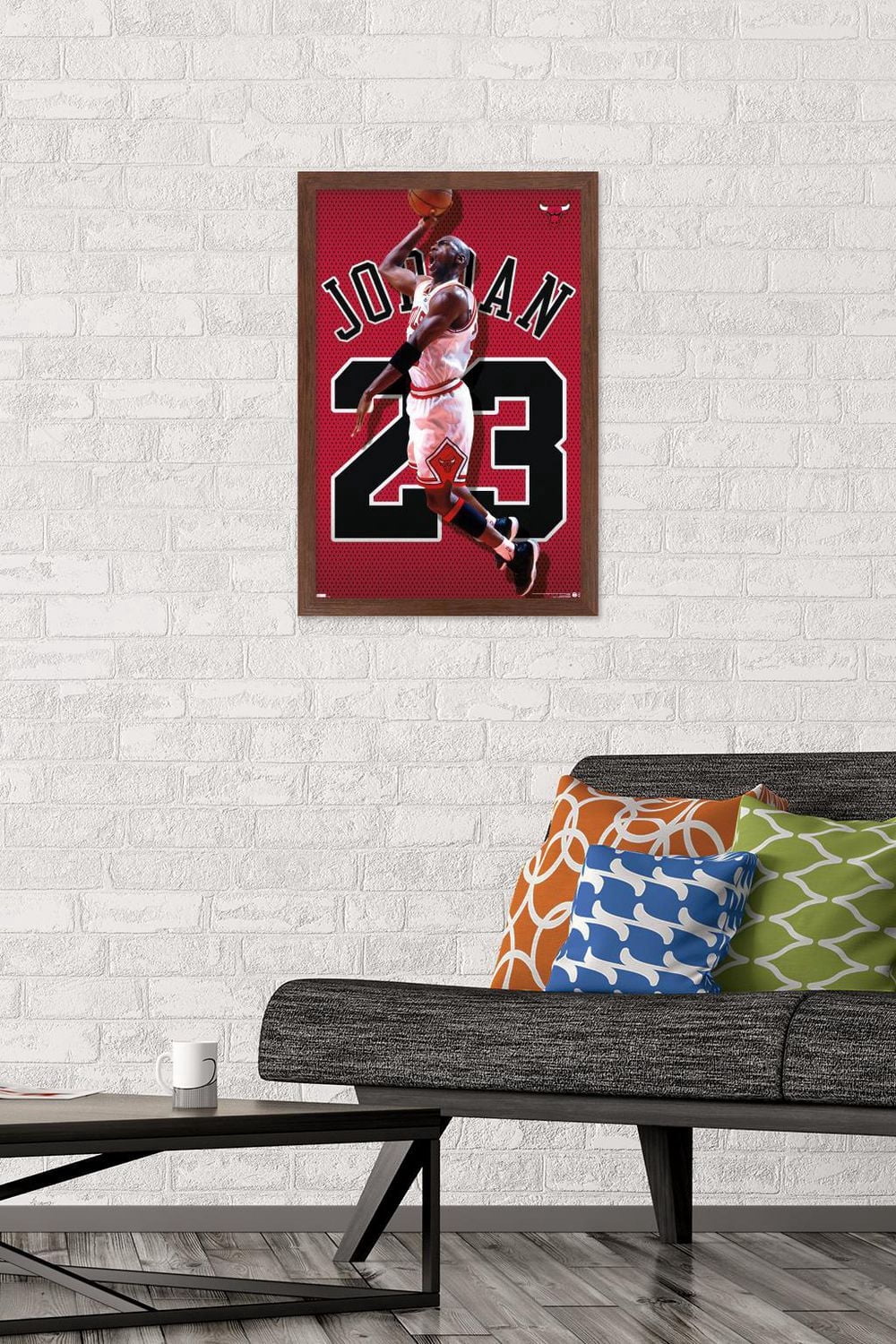 Michael Jordan - Jersey Wall Poster