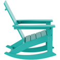 thumbnail image 3 of Palms Modern Adirondack Plastic Outdoor Rocking Chairs (Set of 4), 3 of 8