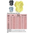 thumbnail image 5 of Innerwin T-Shirt Imprimé Floral Femmes Tops Plage Cou Confortable T-Shirt Jaune Clair M, 5 of 5