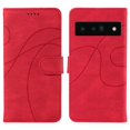 thumbnail image 1 of Étui à Rabat pour FOXDOCK Google Pixel 6 Pro avec Fentes pour Cartes et Fonction Support, Cuir Effet Peau, 1 of 5