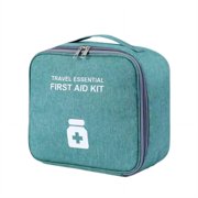Medicine Bag Helps Organize Seasonal Clothing First Aid Bag Ideal for Home Office or Travel Use Survival Kit Blue,green