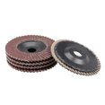 thumbnail image 1 of Unique Bargains Flap Disc 240 Grit 4' x 5/8' Abrasive Grinding Wheel Flap Sanding Disc Aluminum Oxide 5pcs, 1 of 4