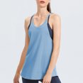 thumbnail image 2 of Chbgutlmr Workout Tops for Women U Neck Sleeveless Solid Color Racerback Athletic Gym Yoga Tops Camis, 2 of 4