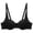 Black, variant on LOVZFMLL Bras for Women Women's French Bra Sexy Underwear Steel Ring Gathered Solid Color All-match Chest Bra Pink L