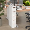 thumbnail image 2 of Gymax 5-Drawer Narrow Rolling Storage Cabinet w/ Pull Handles Built-in Wheels, 2 of 9