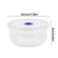 thumbnail image 3 of XYAIYT Microwave Safe Clear Plastic Bento Box with Exhaust Hole Stackable Design for Space Saving Suit for Meal Prep and Lunch Storage BPA Free and Eco Friendly Kitchen Container, 3 of 5