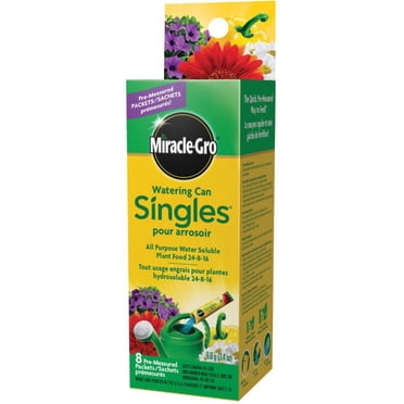Miracle-Gro Singles pour arrosoir tout usage engrais pour plantes hydrosoluble 96g