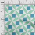 thumbnail image 1 of oneOone Tissu Georgette Viscose Triangle/parallélogramme & Carré Imprimé Géométrique BTY 42 Pouces de Large, 1 of 1