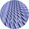 thumbnail image 1 of Ahgly Company Tapis d'Intérieur Lavables en Machine, Ronds, Bleus, 4' Ronds, 1 of 7