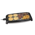 thumbnail image 1 of Hamilton Beach 200 Sq. In. Electric Griddle With Adjustable Temperature for 200 to 400 degrees, PTFE & PFOA Free Durathon Ceramic Reversible Nonstick, 1 of 8