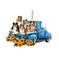 thumbnail image 4 of Ornements Suspendus Mignons en Forme de Chien de Voiture 3D, 4 of 9