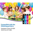 thumbnail image 2 of czcpp-222XL Ink Cartridges Combo Pack Replacement for Epson 222 XL 222XL Ink Cartridges Works with Epson Workforce WF-2960 Expression Home XP-5200 (1 Black 1 Cyan 1 Magenta 1 Yellow), 2 of 4