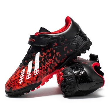 Jinsinto Soccer Shoes Students Cleats Training Football Boots Sport Velcro Sneakers Shoes For Kids Boys Girls