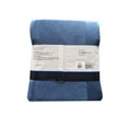 thumbnail image 3 of Couverture micro en molleton Mainstays en bleu solide, 3 of 3