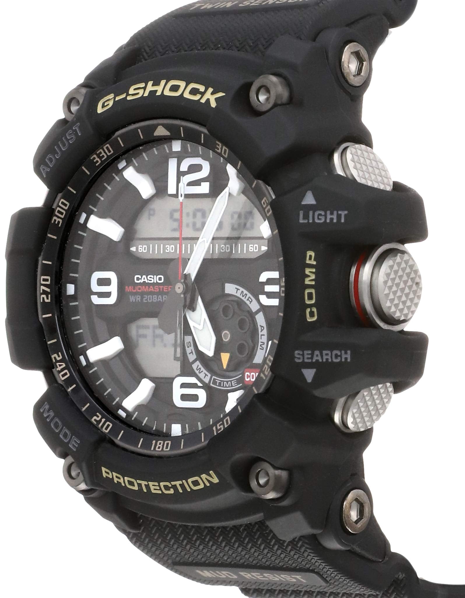 Casio G-Shock Mudmaster Twin Sensor Mens' Sports Watch (Black