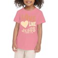 thumbnail image 1 of Chemise à Manches Longues pour Enfants Filles Chemise Ajustée à Manches Longues T-Shirt Imprimé Graphique Col Rond Manches Courtes T-Shirts Été Mignons Tendance Hauts Vêtements, 1 of 3