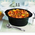 thumbnail image 5 of MegaChef 1.5 qt Triple Slow Cooker & Buffet Server with 3 Ceramic Cooking Pots - Brushed Copper & Black, 5 of 5