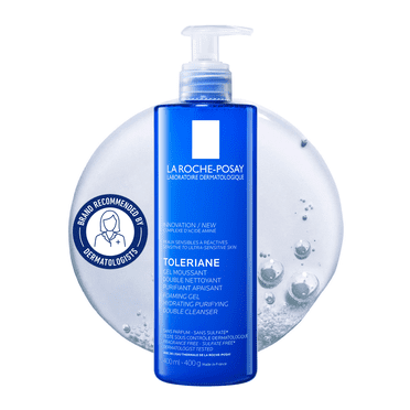 La Roche-Posay Toleriane Double Cleanser, Gentle Daily Face Wash for Sensitive Skin, 400mL