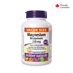Webber Naturals Magnesium Bisglycinate 200 mg Vegetarian Capsules