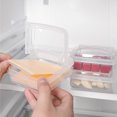 thumbnail image 4 of JWshufel 2 Pack Airtight Cheese Storage Containers With Lids For Fridge Long Lasting Food Grade Preservation For Cheese And Spices Stackable Anti-Slip Design For Easy Access, 4 of 8