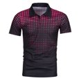 thumbnail image 5 of EGNMCR T-Shirts pour Homme Survêtement d'Été pour Hommes Tenues Courtes Mode Chemise Décontractée à Manches Courtes Chemise à Manches Courtes Col Rabattu Blouse et Chemise Cadeaux pour Hommes, 5 of 5