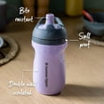 thumbnail image 4 of Tommee Tippee Bouteille d'Eau Isotherme Sportee pour Tout-Petits, Antifuite, 2x9oz Gobelets, 12m+, Lilas et Prune, 4 of 6