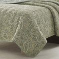 thumbnail image 3 of Stone Cottage Emilia Collection Quilt Set-100% Cotton, Reversible, Lightweight & Breathable Bedding with Matching Sham, Pre-Washed for Added Softness, Twin, Green, 3 of 3