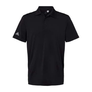 Adidas Mens Ultimate Solid Polo, 3XL, Black