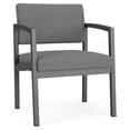 thumbnail image 1 of Fauteuil d'Appoint Surdimensionné en Acier Lenox pour Réception / Acier Charbon / Gris Pâle, 1 of 5