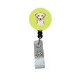 thumbnail image 1 of Carolines Treasures BB1284BR Damier Vert Lime Jaune Labrador Moulinet Rétractable pour Insigne, 1 of 2