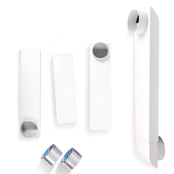 Periscope Dryer Vent Flat Dryer Vent Duct 4 Inch Stainless Dryer Vent Kit,Telescoping Dryer Vent For Whirlpool Adjustable from,25-55 Inch-for Tight S