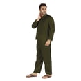 thumbnail image 3 of Inkmeso SolidNightwearSet For Men's Short Sleeve Pjs Loungewear Sets Soft Cotton Designer Sleepwear, 3 of 7