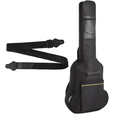 Ensemble d'Accessoires pour Guitare 2 Pcs, Sac de Guitare 40 41 Pouces avec Sangle de Guitare Ajustable pour Yamaha FS800, Sac de Transport pour Guitare Classique Acoustique Rembourré Antichoc, Tissu Résistant à l'Eau