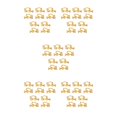 thumbnail image 2 of ZLight 10pcs Ear Clip Converters Earring Accessories Screw/Lever Non-Pierced Handmade with Loop Plastic Pads Findings Type5 5Set, 2 of 6