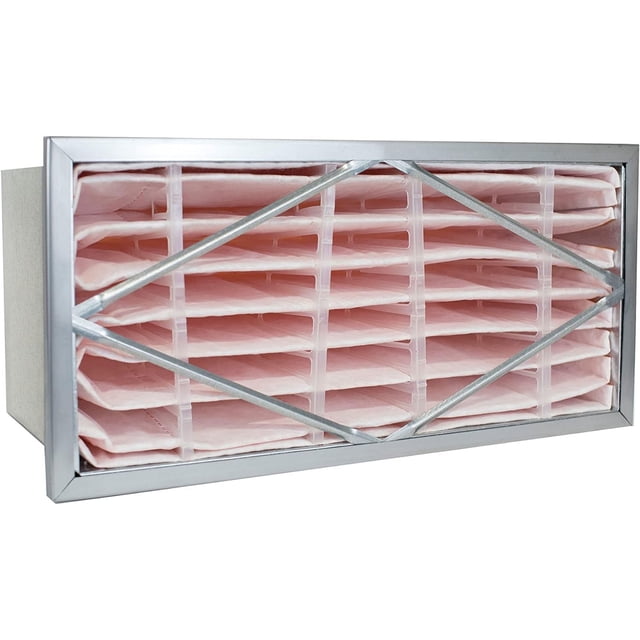Filterbuy 20x24x12 MERV 11 (MPR 1200) Tête, Filtres à Cellule Rigide Remplacement CVC (Lot de 1)