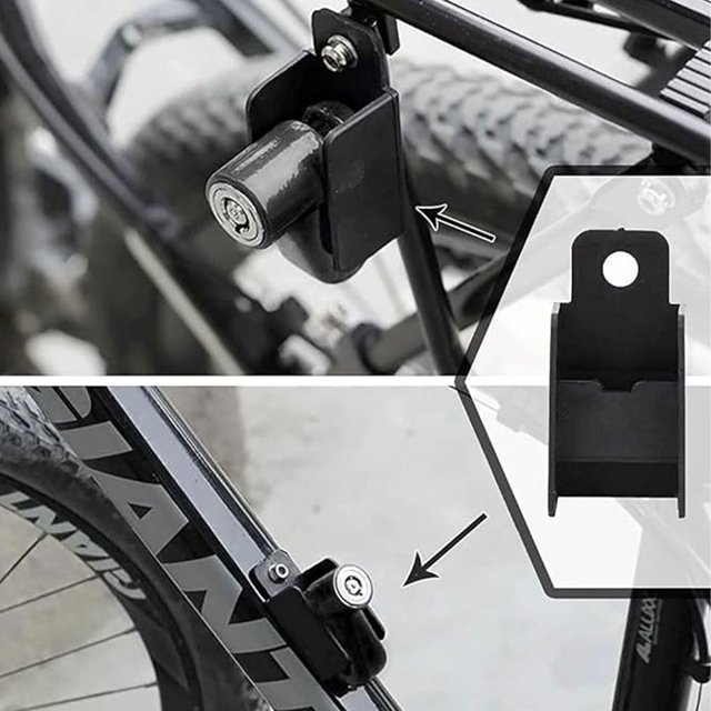 Baohd Verrou de Sécurité Antivol Léger pour Scooters et Vélos Robuste