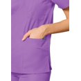 thumbnail image 4 of Adar Universal Unisex Scrubs - V-Neck Tunic Scrub Top, 4 of 7