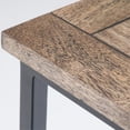 thumbnail image 3 of Pemberly Row Table Basse Carrée de 34 Pouces en Bois de Manguier Industriel, Brun Plage, 3 of 7