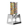 thumbnail image 1 of Rosseto Serving Solutions EZ535 Distributeur de Céréales de Table en Acier Inoxydable Double Conteneur, 2.6 Gallons, 1 of 1