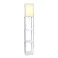 thumbnail image 4 of Lampe de sol Simple Conceptions  Etagère de rangement avec abat-jour en lin, 4 of 6